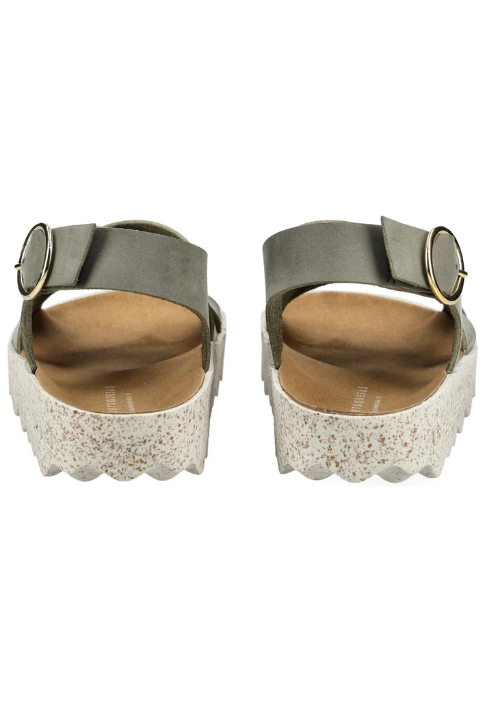 ASPORTUGUESAS Sandalen Lederimitat Khaki