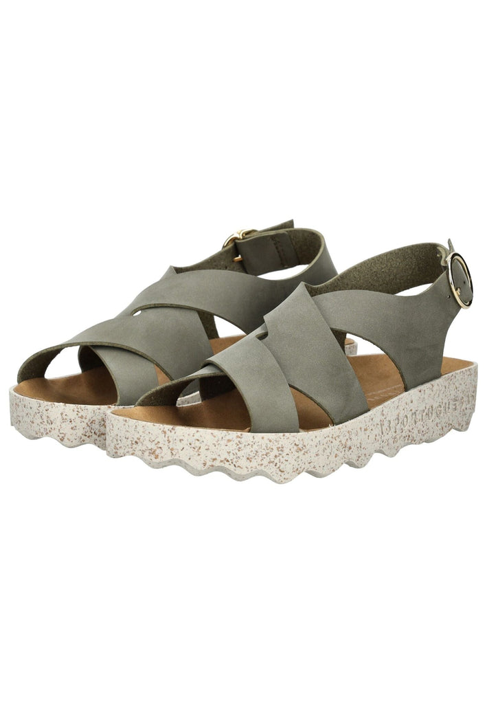 ASPORTUGUESAS Sandalen Lederimitat Khaki