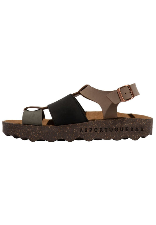 ASPORTUGUESAS Sandalen Lederimitat Sand