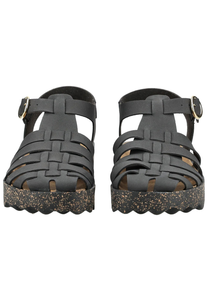 ASPORTUGUESAS Sandalen Lederimitat Schwarz