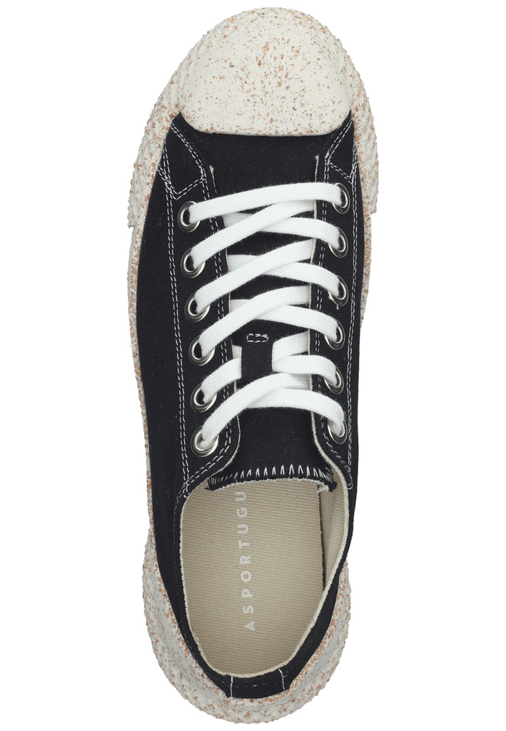ASPORTUGUESAS Sneaker Naturfaser Schwarz