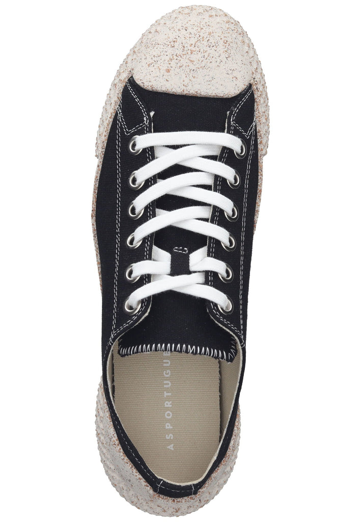 ASPORTUGUESAS Sneaker Naturfaser Schwarz