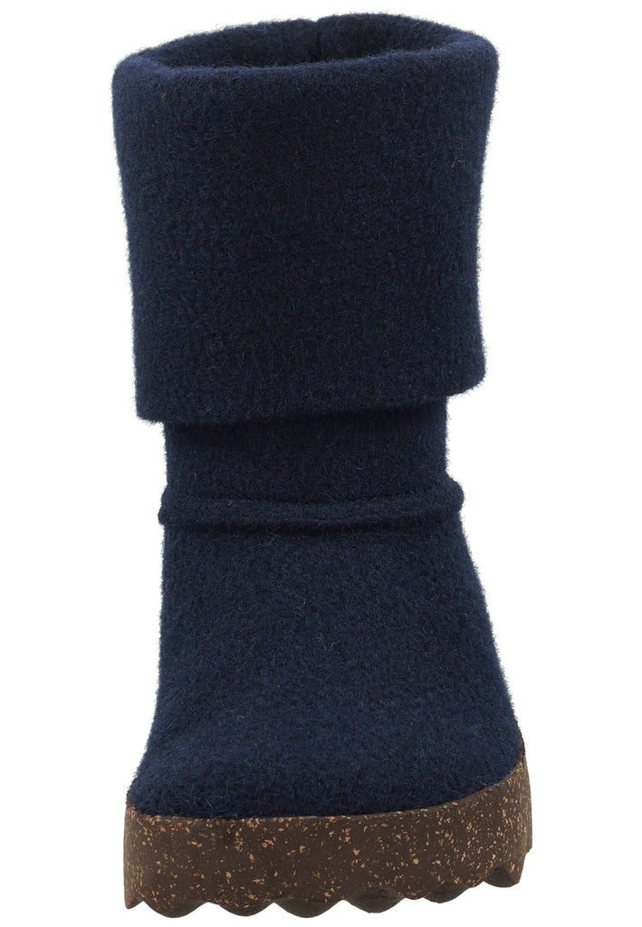 ASPORTUGUESAS Stiefelette Filz Dunkelblau