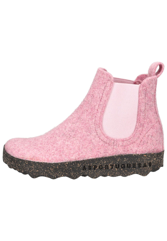 ASPORTUGUESAS Stiefelette Filz Hellpink