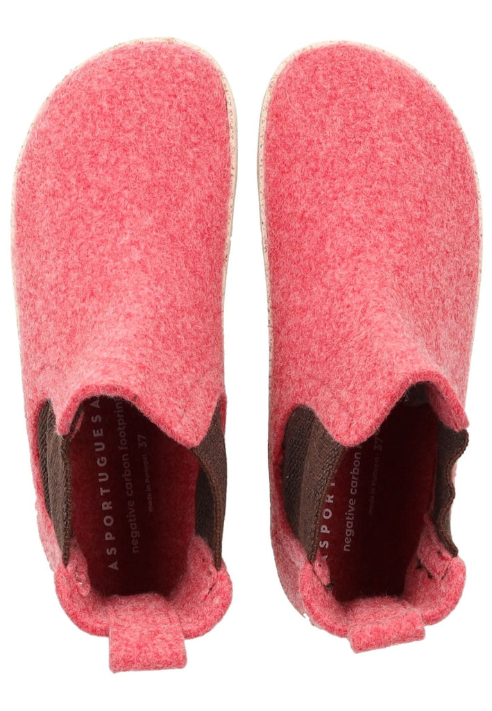 ASPORTUGUESAS Stiefelette Filz Hellrot