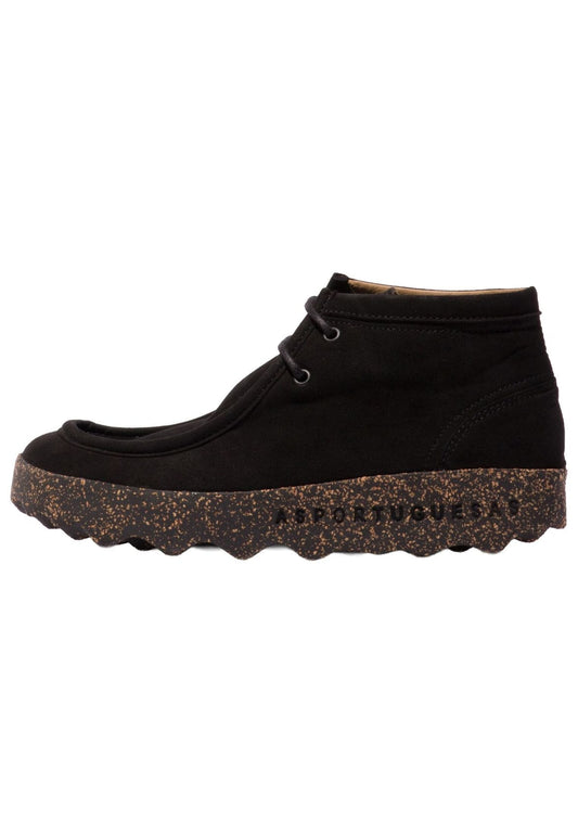 ASPORTUGUESAS Stiefelette Veloursleder Schwarz