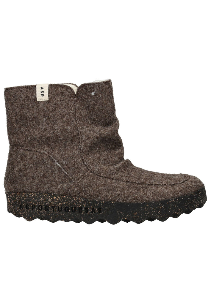 ASPORTUGUESAS Stiefelette Wolle Braun Warmfutter