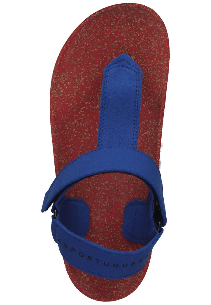ASPORTUGUESAS Zehensteg Lederimitat Blau