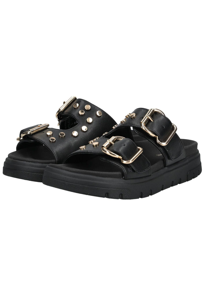 Bagatt Pantoletten Lederimitat Schwarz