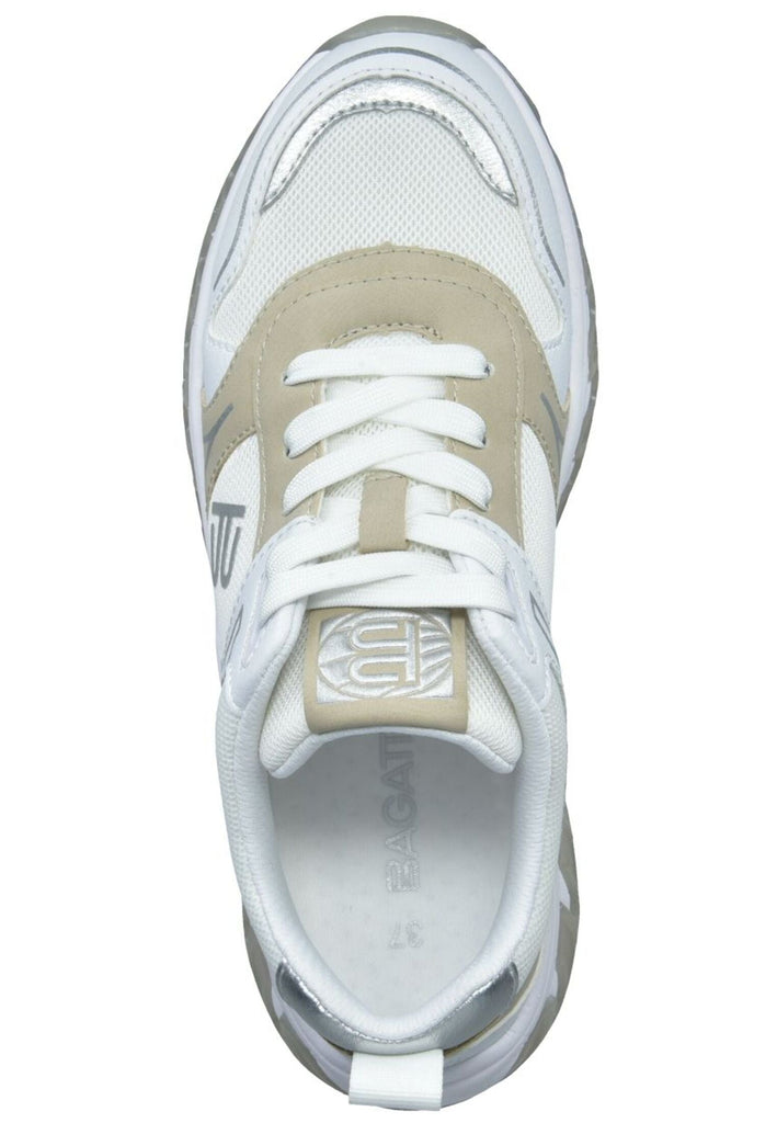 Bagatt Sneaker Lederimitat/Mesh Weiß Kombi