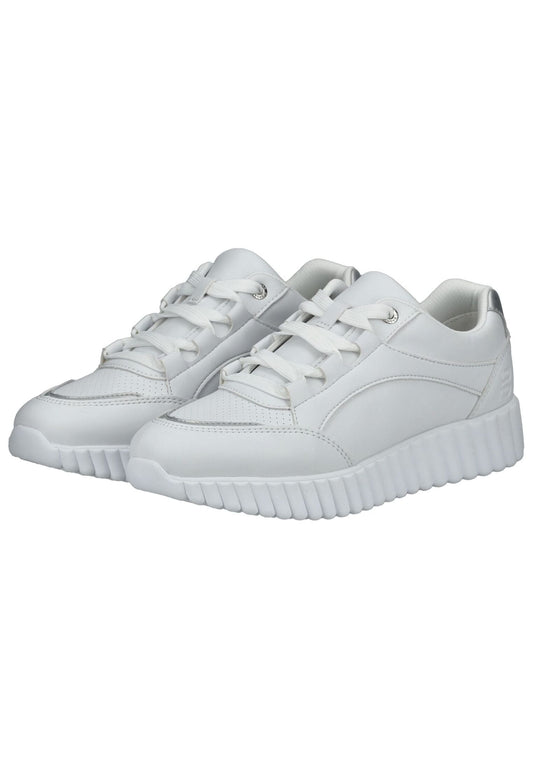 Bagatt Sneaker Lederimitat Weiß/Silber
