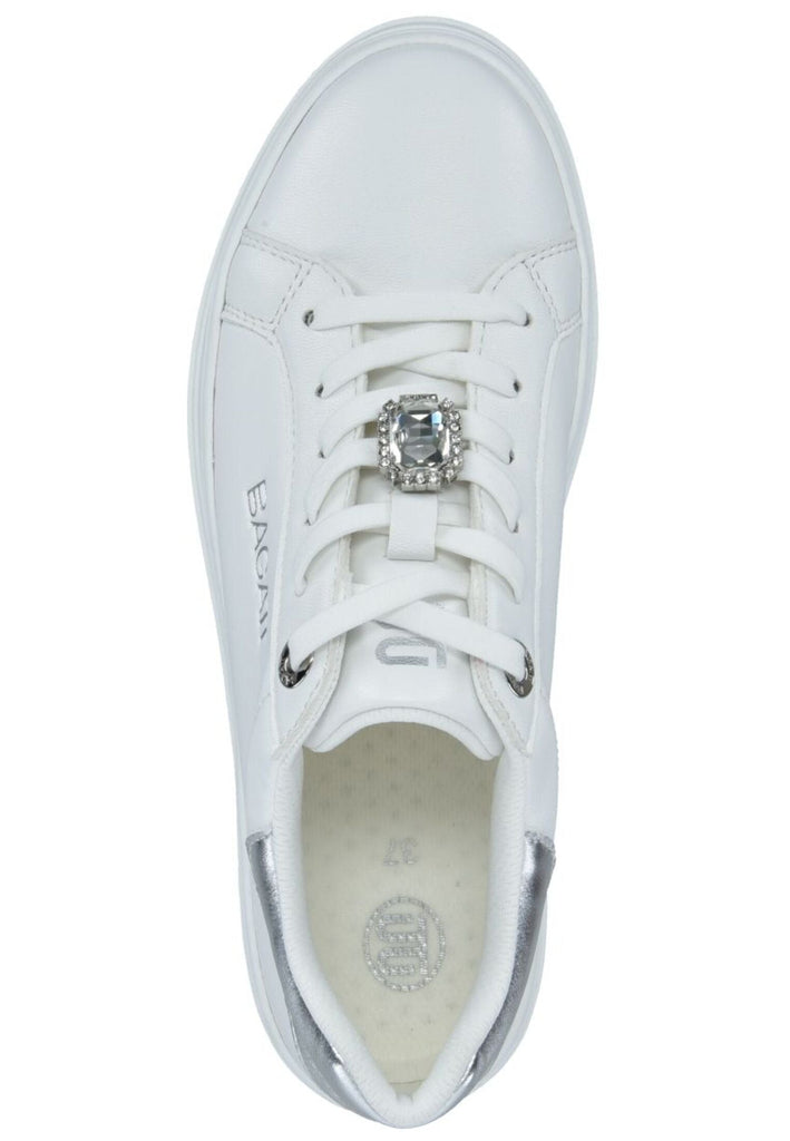 Bagatt Sneaker Lederimitat Weiß/Silber