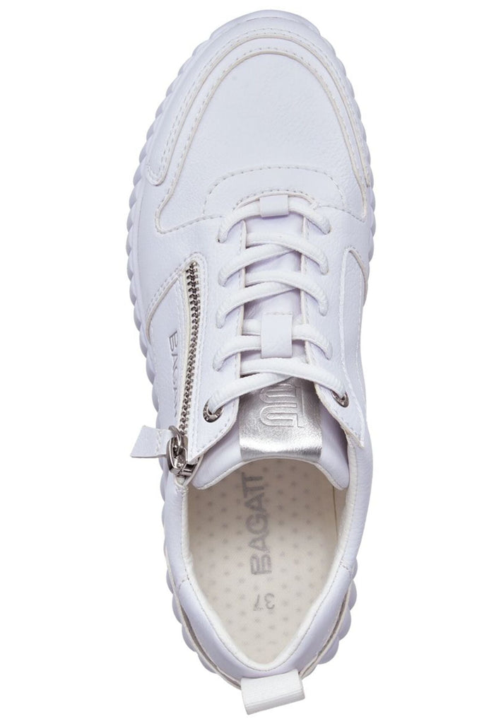 Bagatt Sneaker Lederimitat Weiß/Silber