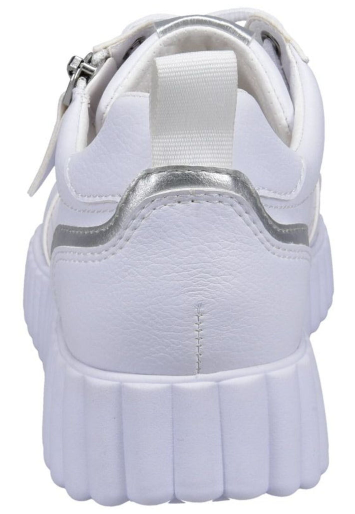 Bagatt Sneaker Lederimitat Weiß/Silber