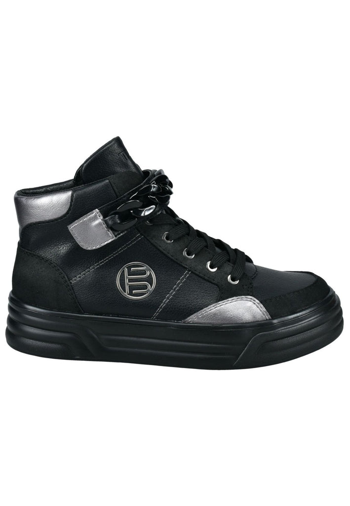 Bagatt Sneaker Nappaleder Schwarz/Silber