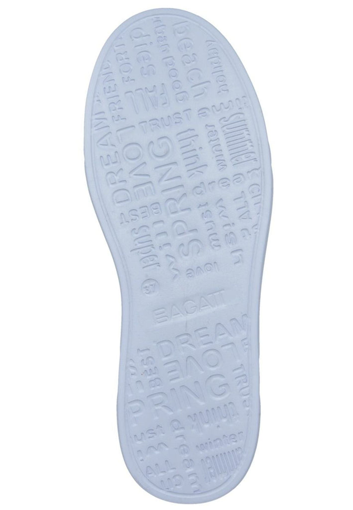 Bagatt Sneaker Nappaleder Weiß/Gold