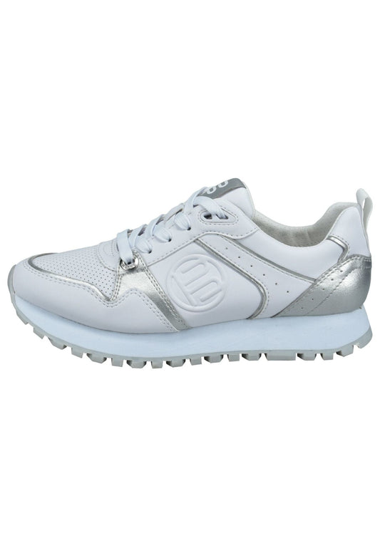 Bagatt Sneaker Nappaleder Weiß/Silber