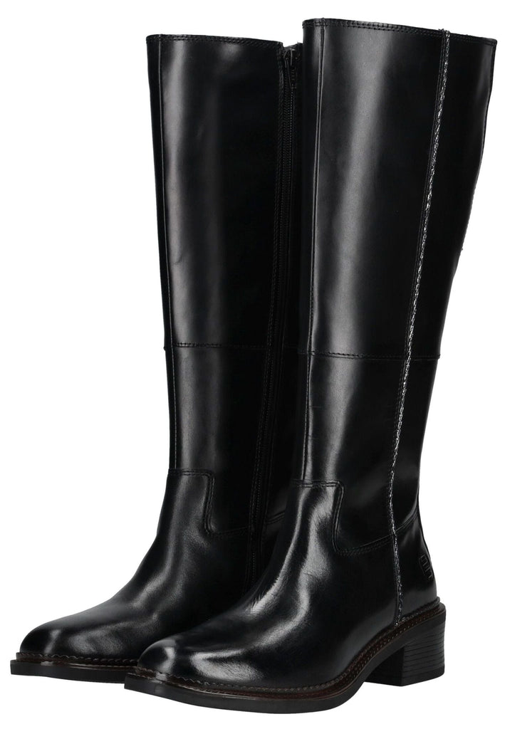 Bagatt Stiefel Leder Schwarz