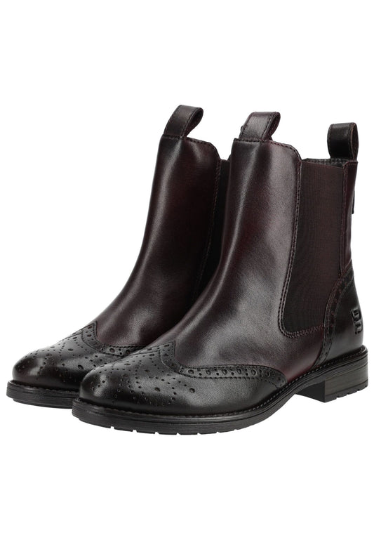 Bagatt Stiefelette Leder Bordeaux