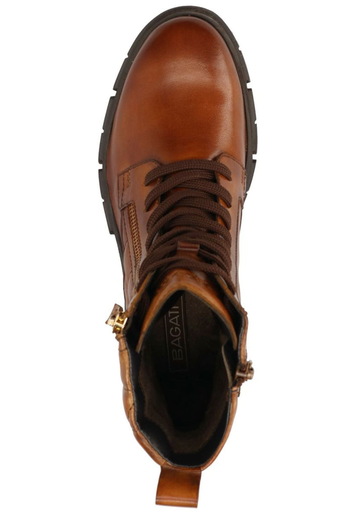 Bagatt Stiefelette Leder Cognac
