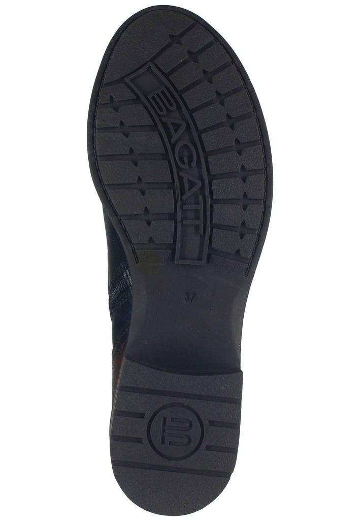 Bagatt Stiefelette Leder Dunkelblau/Braun