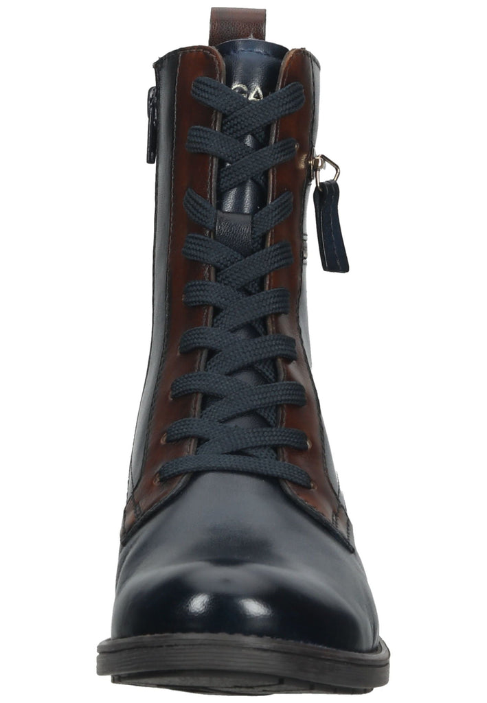 Bagatt Stiefelette Leder Dunkelblau/Braun