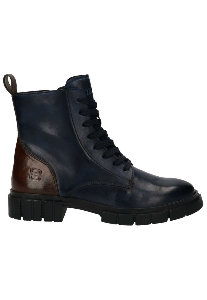 Bagatt Stiefelette Leder Dunkelblau/Braun