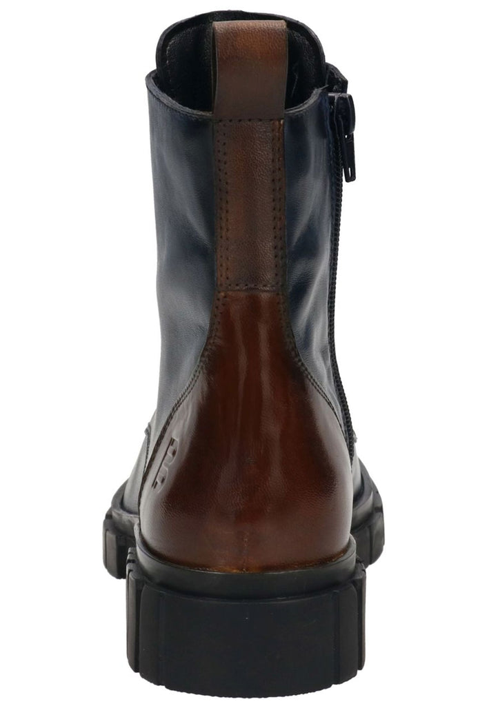 Bagatt Stiefelette Leder Dunkelblau/Braun