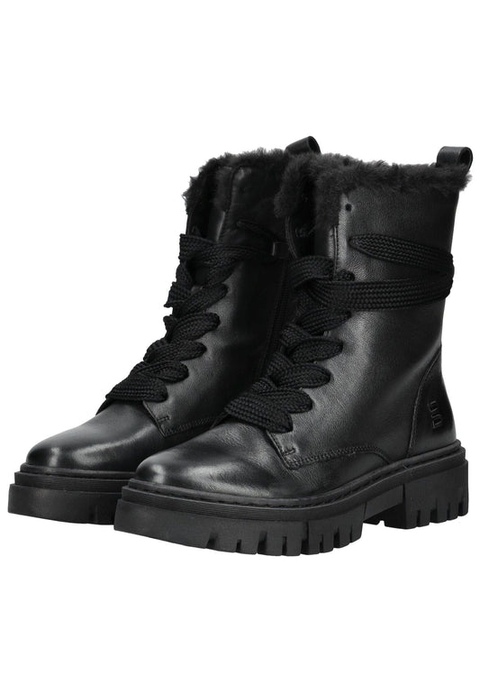 Bagatt Stiefelette Leder Schwarz Warmfutter