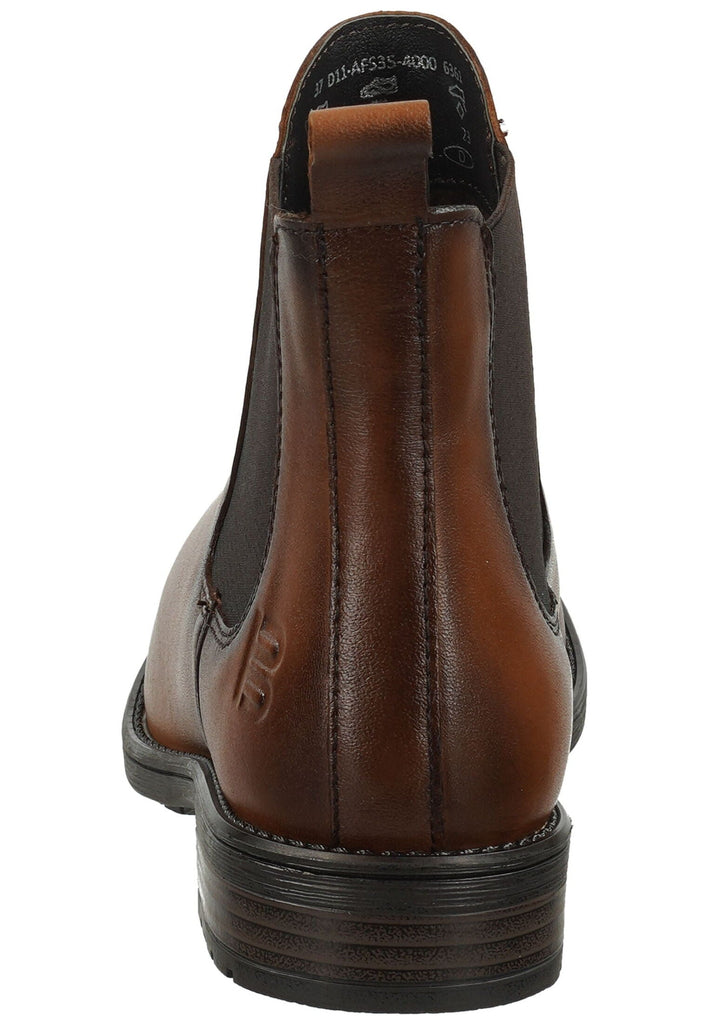 Bagatt Stiefelette Leder/Textil Cognac