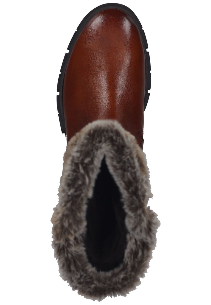 Bagatt Stiefelette Leder/Textil Cognac Warmfutter
