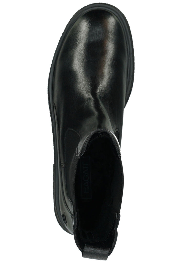 Bagatt Stiefelette Leder/Textil Schwarz