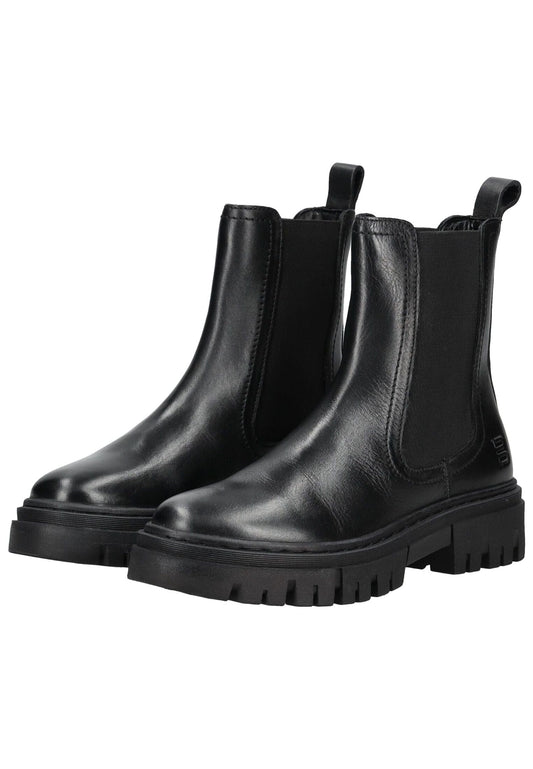 Bagatt Stiefelette Leder/Textil Schwarz