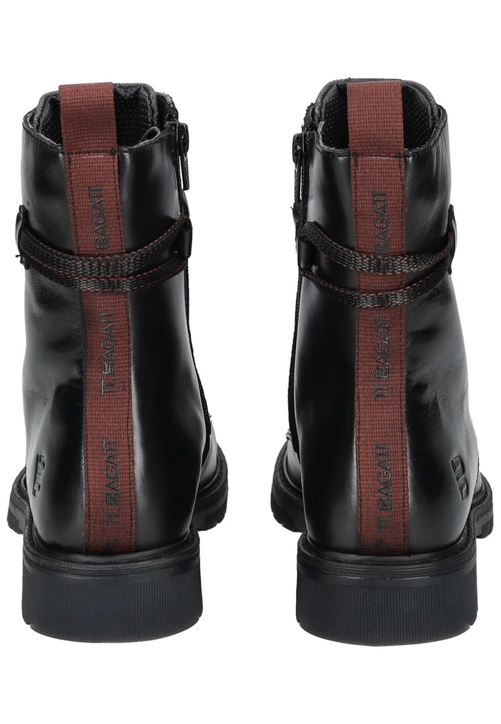 Bagatt Stiefelette Leder/Textil Schwarz Warmfutter