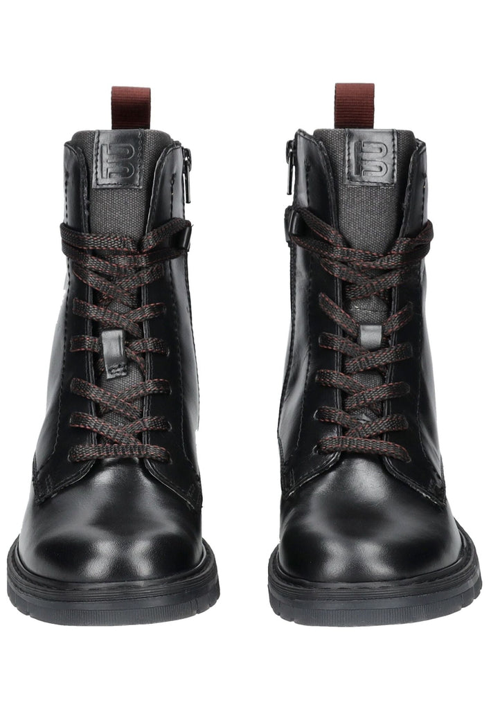 Bagatt Stiefelette Leder/Textil Schwarz Warmfutter
