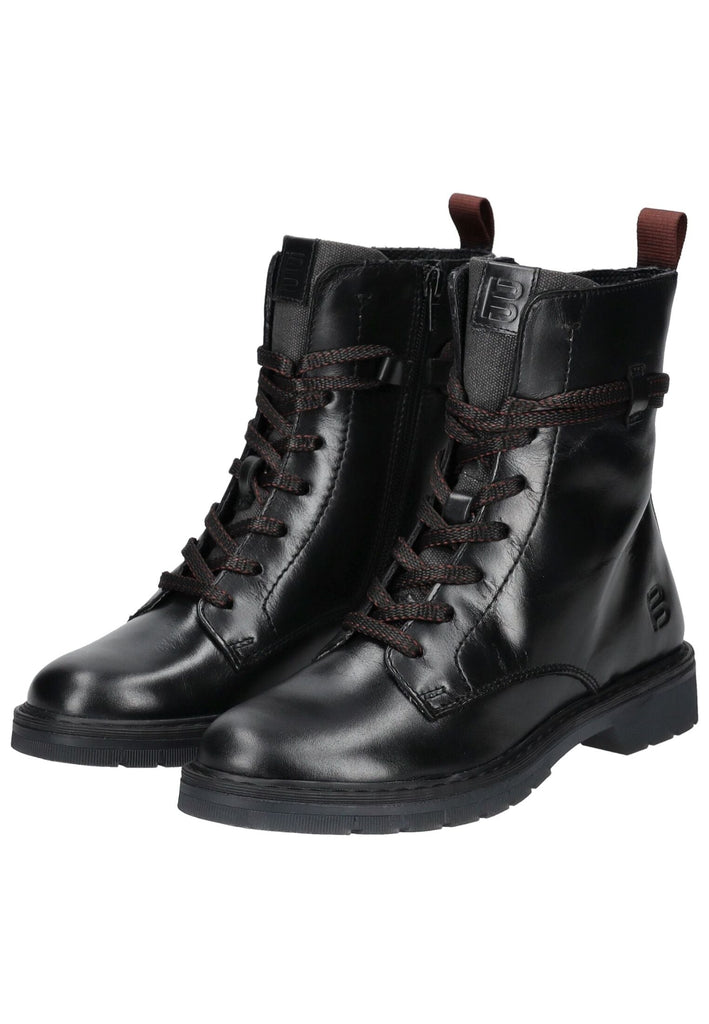 Bagatt Stiefelette Leder/Textil Schwarz Warmfutter