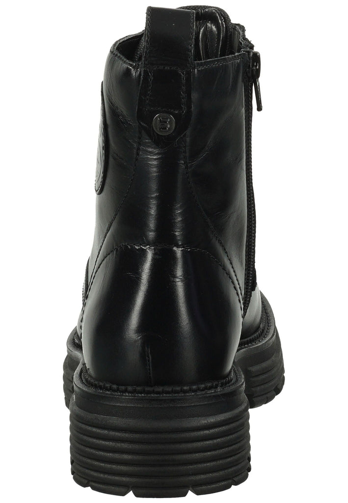 Bagatt Stiefelette Leder/Textil Schwarz Warmfutter