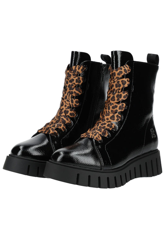 Bagatt Stiefelette Lederimitat Schwarz Warmfutter