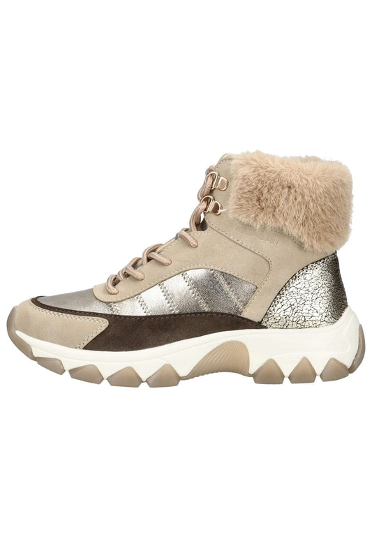 Bagatt Stiefelette Lederimitat/Textil Beige