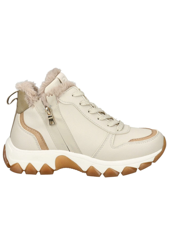 Bagatt Stiefelette Lederimitat/Textil Beige/Braun Warmfutter