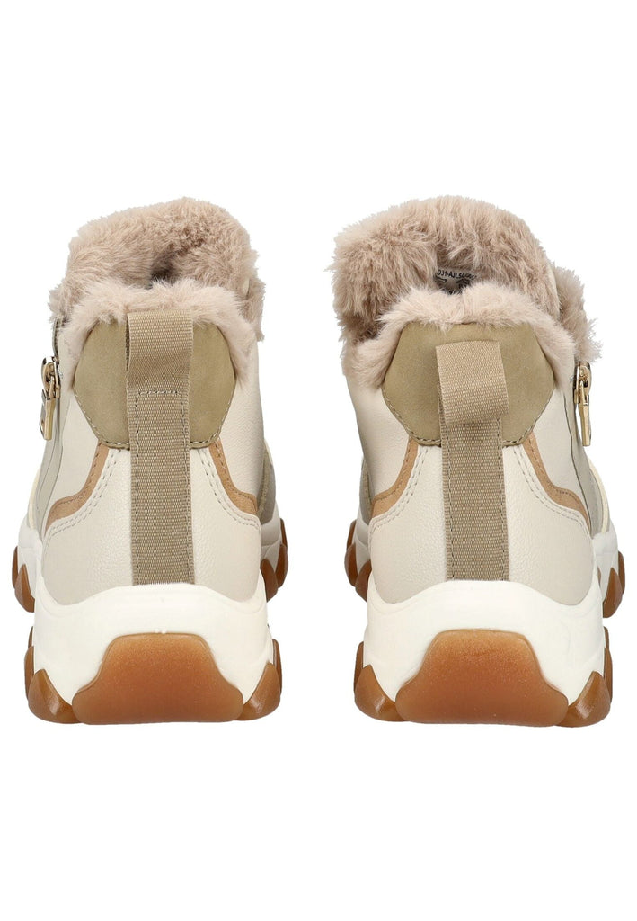 Bagatt Stiefelette Lederimitat/Textil Beige/Braun Warmfutter