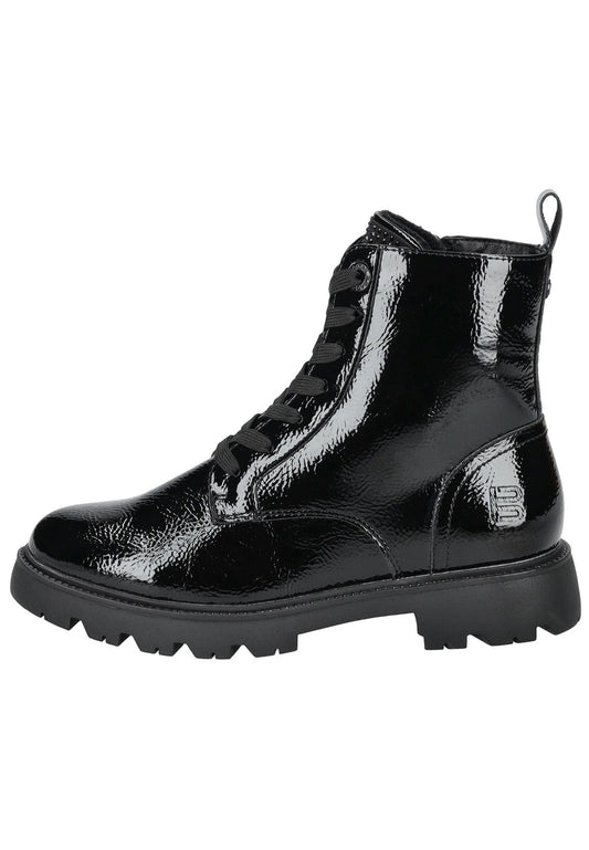 Bagatt Stiefelette Lederimitat/Textil Schwarz