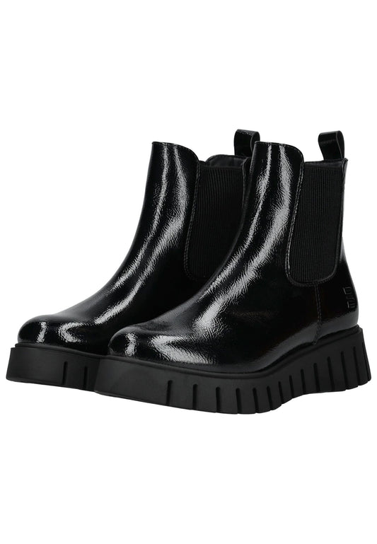 Bagatt Stiefelette Lederimitat/Textil Schwarz