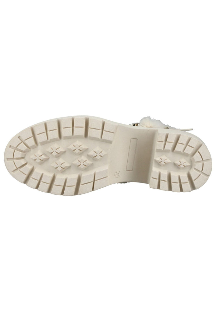 Bagatt Stiefelette Lederimitat/Textil Weiß Lack Warmfutter