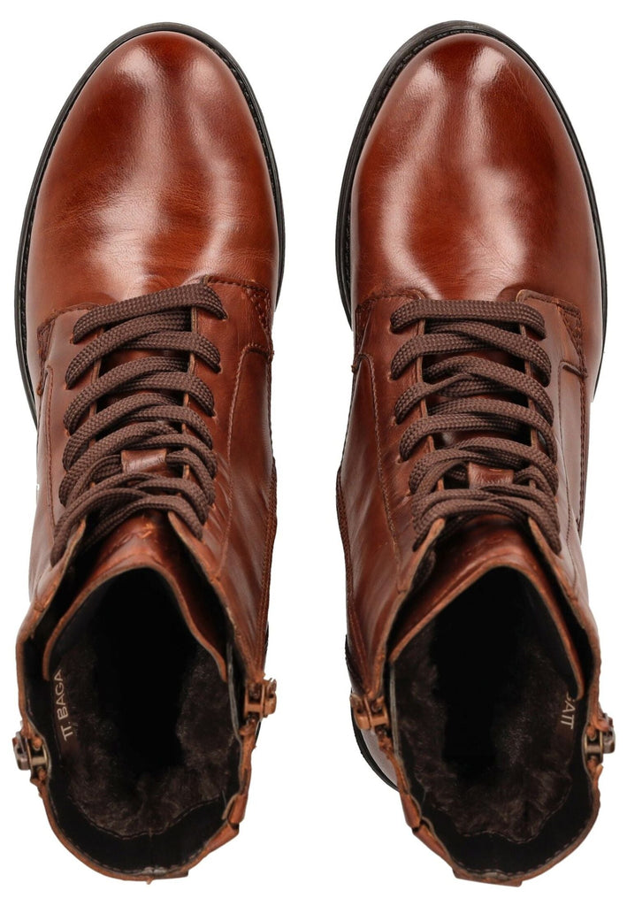 Bagatt Stiefelette Nappaleder Cognac