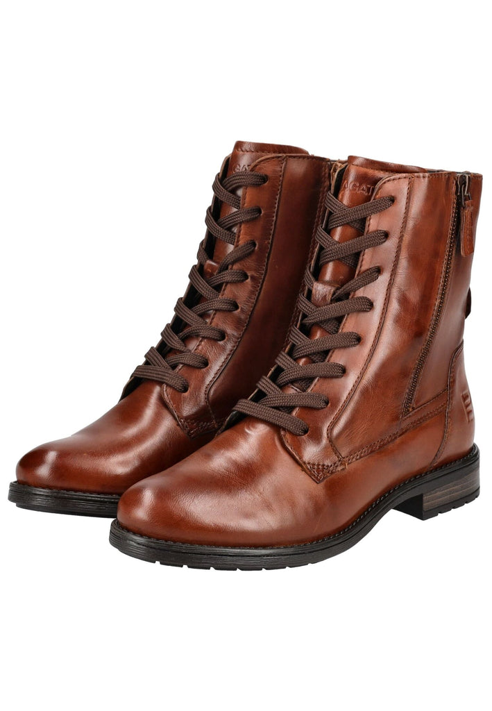 Bagatt Stiefelette Nappaleder Cognac