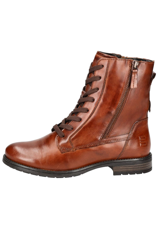 Bagatt Stiefelette Nappaleder Cognac