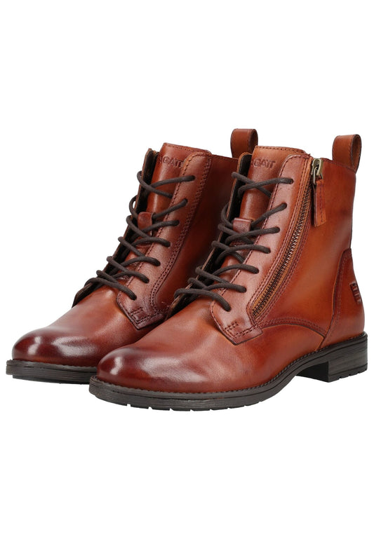 Bagatt Stiefelette Nappaleder Cognac