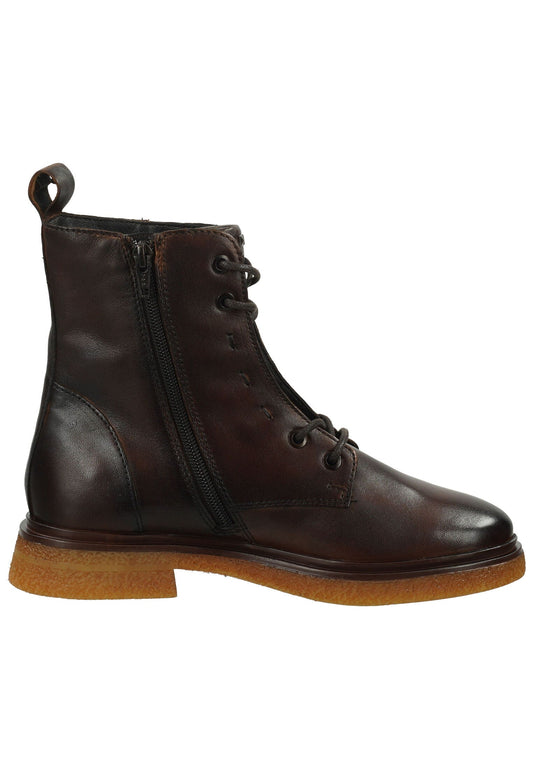 Bagatt Stiefelette Nappaleder Dunkelbraun