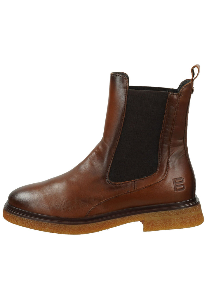 Stiefeletten Bagatt Stiefelette Leder/Textil Cognac